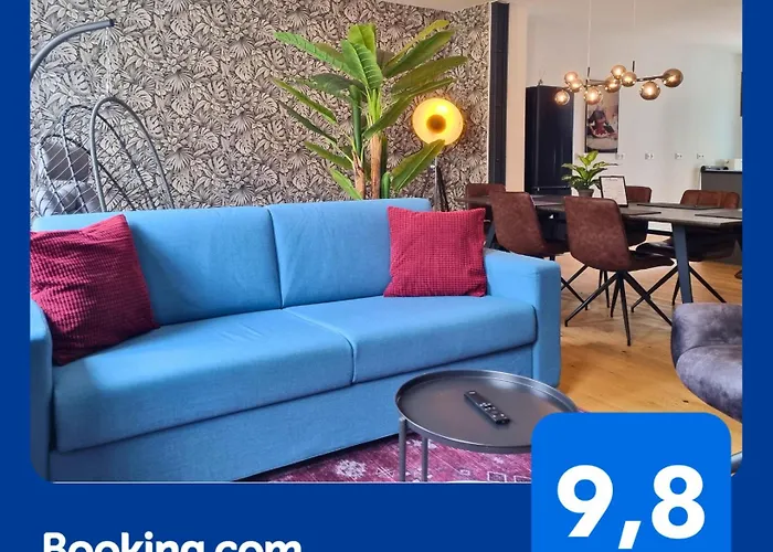 Maremar - Style-Loft Am Ferberturm - 2 Schlafzimmer - Luxus Boxspringbett - Arbeitsplaetze - Highspeed Wlan
